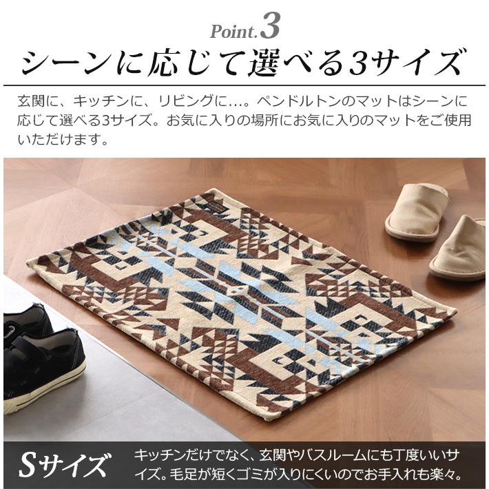 キッチンマット ペンドルトン キッチン ミドル マット ロスルナス / オパールスプリングス 120×50cm PENDLETON Kitchen Middle Mat Los Lunas / Opal Springs｜plywood｜06