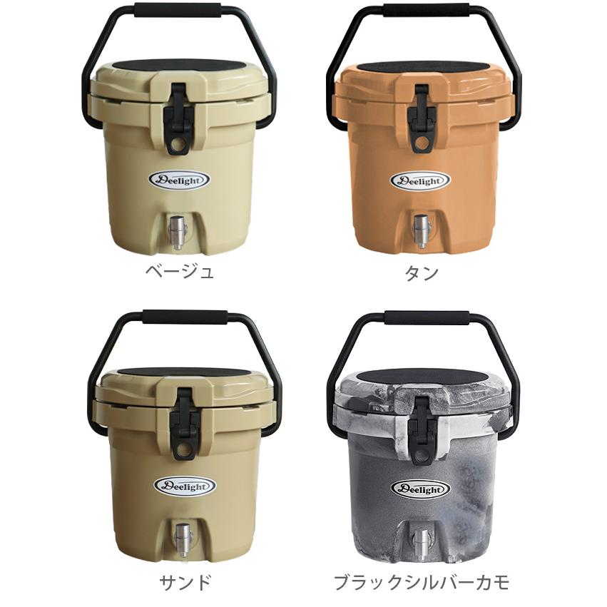 おすすめ アイスバケット 5 gallon ベージュ 18.9L Deelight Ice Bucket レバー式 kochi-ot.main.jp