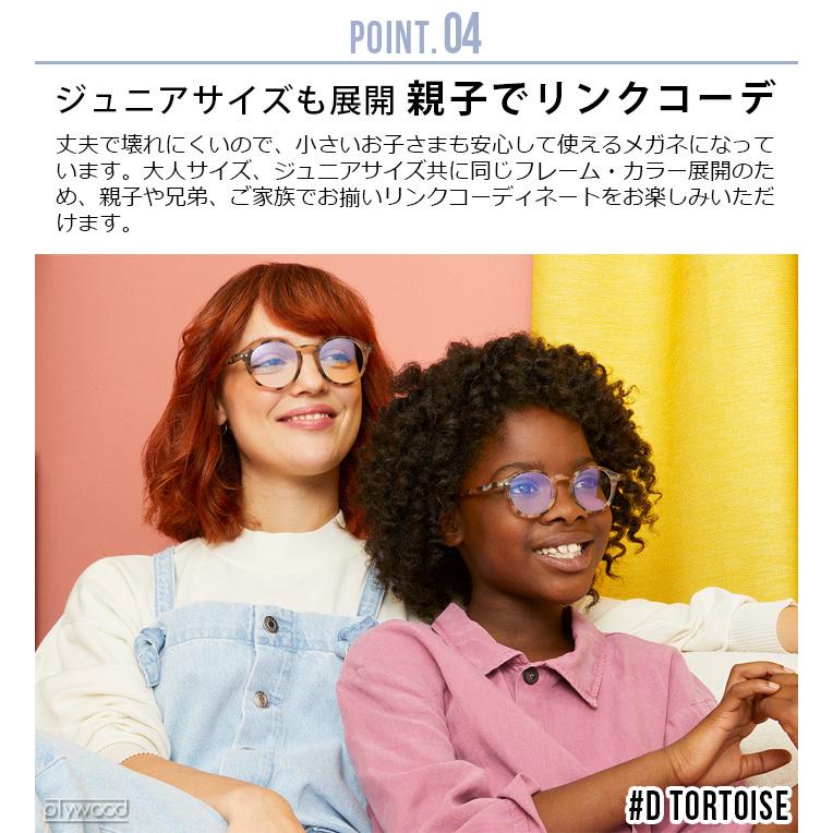 IZIPIZI（イジピジ） ブルーライトカット メガネ 度なし ブルーライト