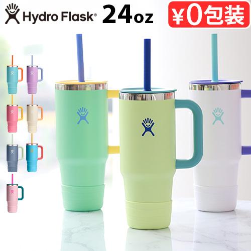 ハイドロフラスク キッズ タンブラー ウィズ ストロー 24oz_709ml HydroFlask 保温 保冷 ステンレス 蓋付き ストロー付き 正規品