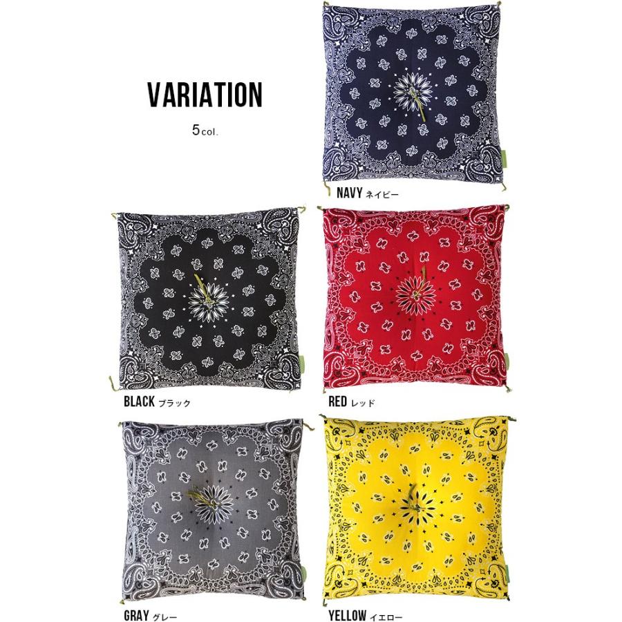 座布団 クッション Detour Life The BUTON USA BANDANA デトアーライフ