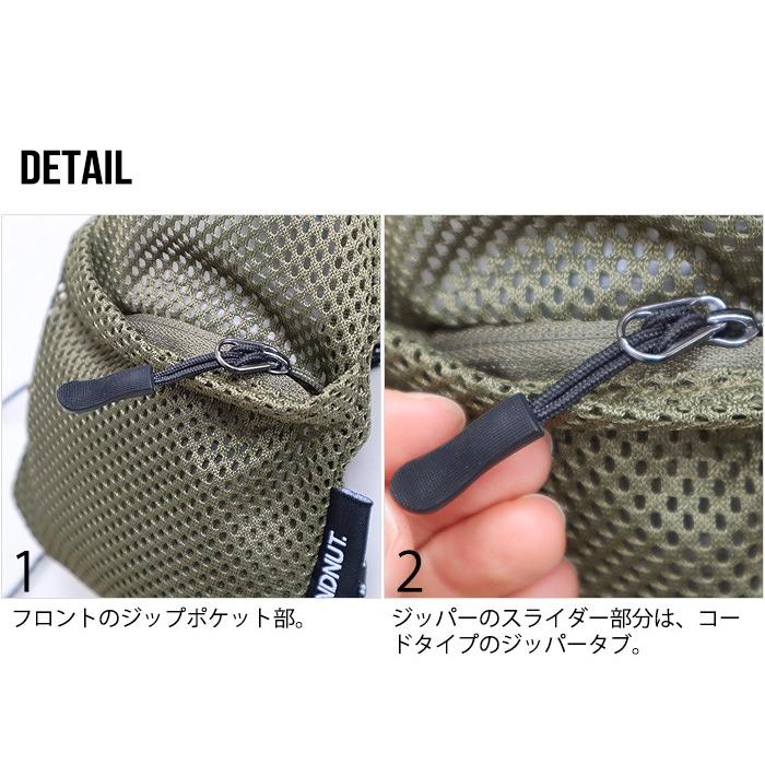 ネコポスは送料無料 サコッシュ メンズ レディース ＆NUT DRAWSTRING SACOCHE L｜plywood｜03