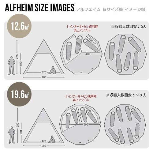 ノルディスク アルフェイム 19.6用 インナーキャビン Nordisk ノルディスク アルフェイム 19.6用 インナーキャビン Nordisk