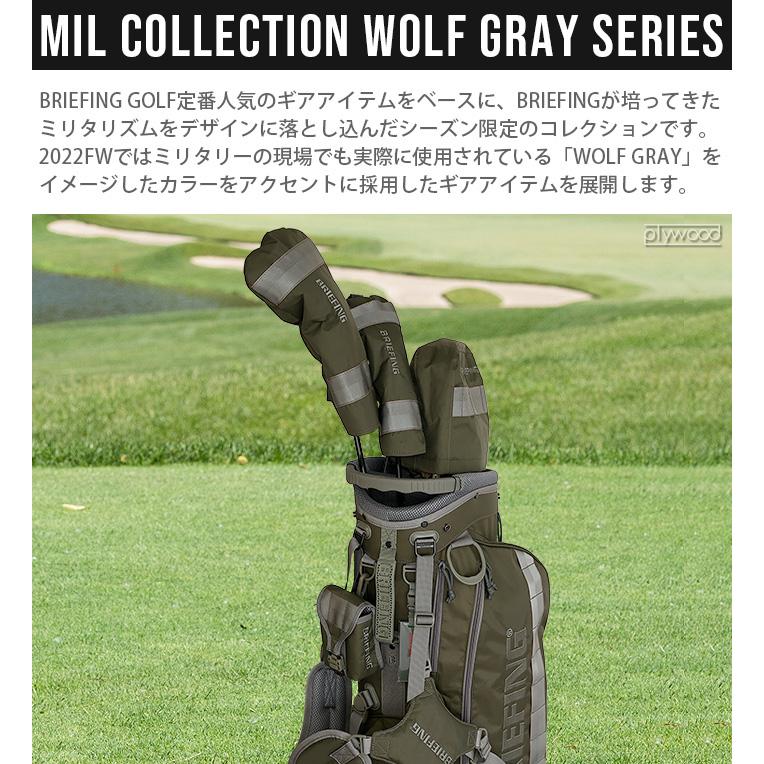 正規品 ブリーフィング ゴルフ ドライバー カバー ウルフグレー BRIEFING DRIVER COVER WOLF GRAY BRG223G17｜plywood｜05