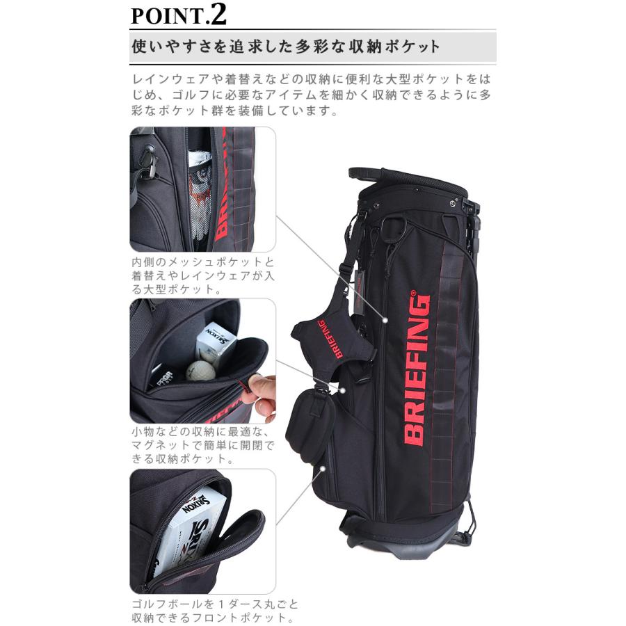 BRIEFING 正規品 ブリーフィング キャディバッグ [ブラック BRIEFING 正規品 ブリーフィング キャディバッグ [ブラック