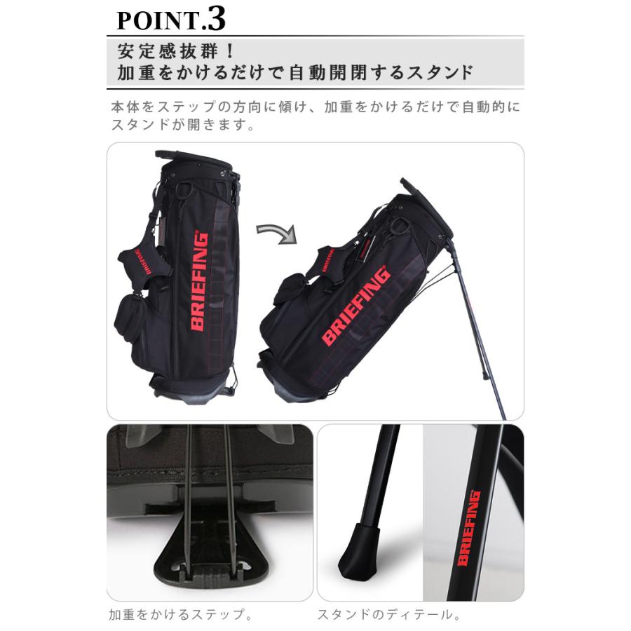 BRIEFING 正規品 ブリーフィング キャディバッグ [ブラック BRIEFING 正規品 ブリーフィング キャディバッグ [ブラック