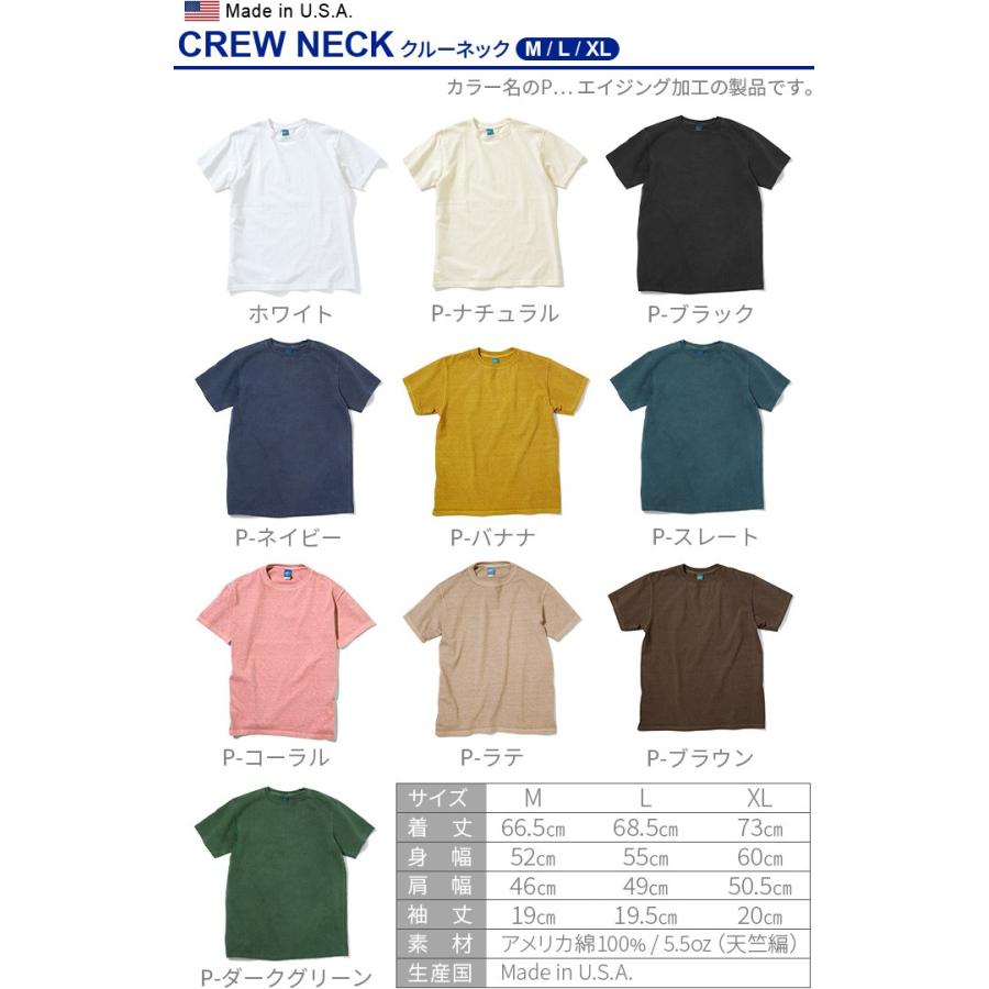 ネコポスOK Tシャツ 半袖 Good On CREW NECK T-SHIRTS｜plywood｜02