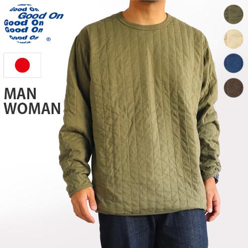 GOOD ON スウェット トレーナー 無地 Good On LS PADDED TEE グッド 