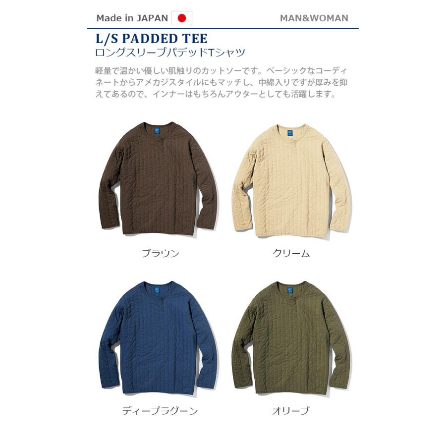 GOOD ON スウェット トレーナー 無地 Good On LS PADDED TEE グッド 