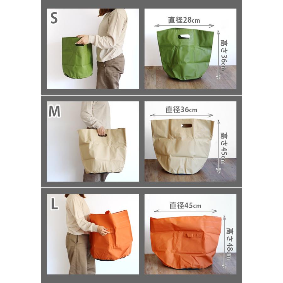 ランドリーバスケット 折りたたみ ハイタイド タープバッグ Lサイズ
