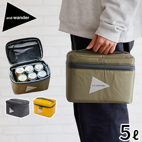 ソフトクーラーボックス クーラーバッグ アンドワンダー シル ソフト クーラー スモール 5L and wander sil soft