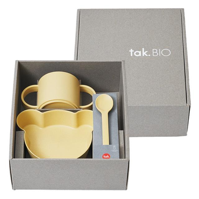 【LINEギフト用販売ページ】ギフトボックス ベア ミニ tak. BIO KIDS DISH gift box bear mini JTN-2011｜plywood