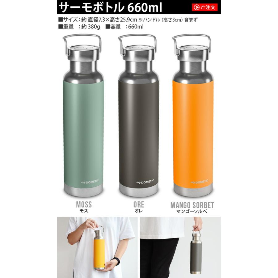 【LINEギフト用販売ページ】水筒 マイボトル 保温 保冷 ドメティック サーモボトル 660ml Dometic Thermo bottle｜plywood｜02