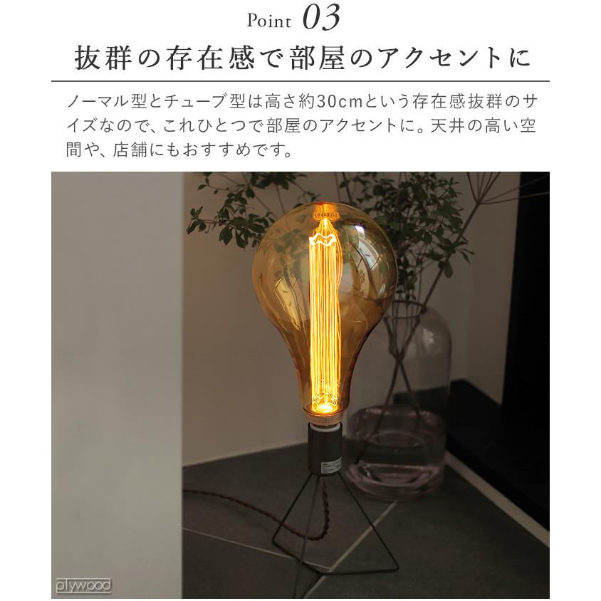 【LINEギフト用販売ページ】 ノスタルジア LED バルブ E26 ビッグノーマルフロスト / グローブフロスト NOSTALGIA LED Bulb BIG｜plywood｜07