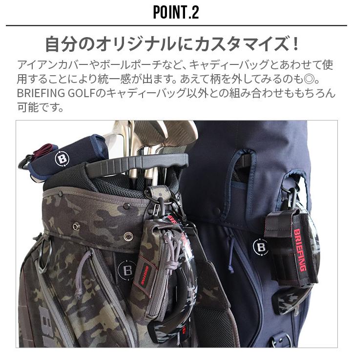 【LINEギフト用販売ページ】正規品 ブリーフィング ボール ポーチ [ブラック / オレンジ] BRIEFING BALL POUCH AIR CR BRG221G52 ゴルフアクセサリー｜plywood｜05