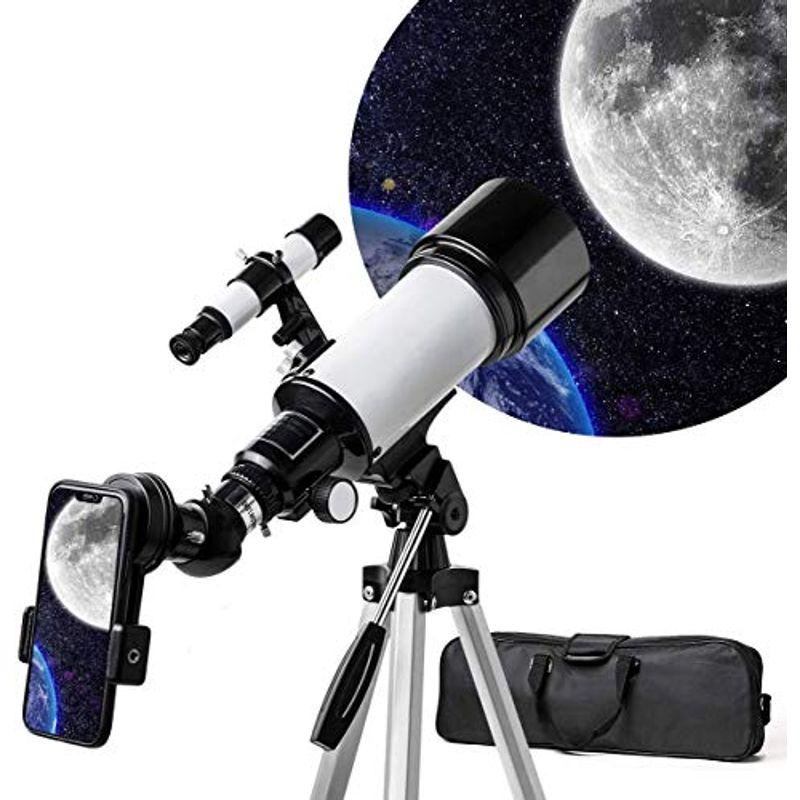 天体望遠鏡 子供 初心者 てんたいぼうえんきょう ぼうえんきょう 70mm大口径400mm焦点距離 望遠鏡 天体観測 初心者 ランキング 星