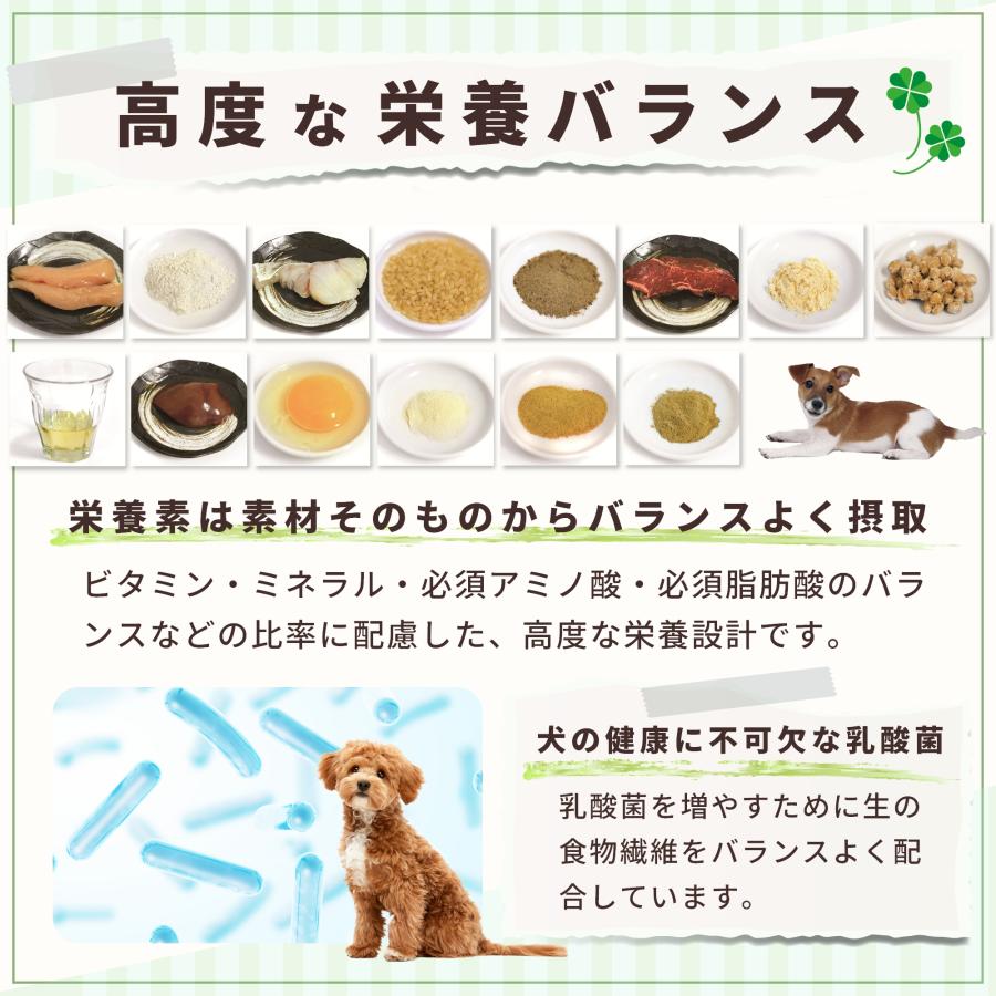 無添加 国産 低脂肪 プレミアムドッグフード 総合栄養食 全年齢 全犬種対応 保存料不使用 ドックフード 犬のことだけを考えて作った犬のごはん 7kg_4