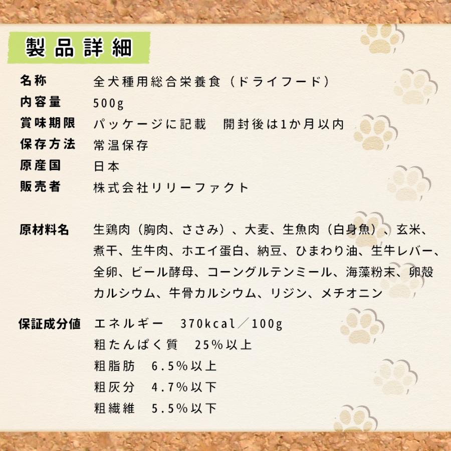 無添加 国産 プレミアムドッグフード 総合栄養食 全年齢 全犬種対応 保存料不使用 ドックフード 犬のことだけを考えて作った犬のごはん 3kg｜pmall｜21