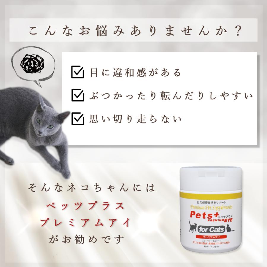 猫専用サプリメント ペッツプラス プレミアムアイ 〜目の健康維持をサポート〜｜pmall｜02