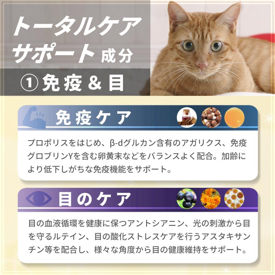 猫専用サプリメント ペッツプラス プレミアムセブン 〜7才以上の愛猫へ【全主成分配合】〜 2個セット | Pets+ | 06