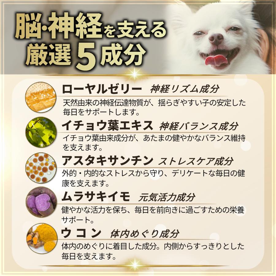 Pets+（ペッツプラス） 犬 サプリメント 脳 心臓 ケア 国産 プロポリス