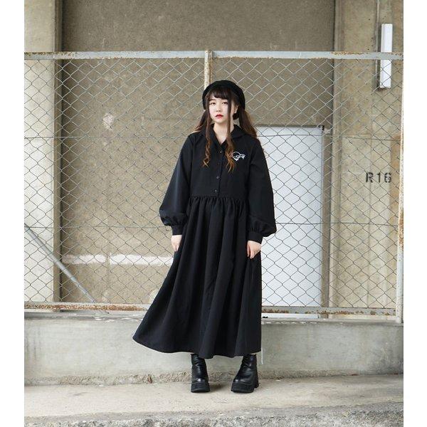 Funky Fruit ドロオーブ刺繍入りクラシックワンピース メール便不可 Ttp1569 07n Ttp1569 Funky Fruit 通販 Yahoo ショッピング