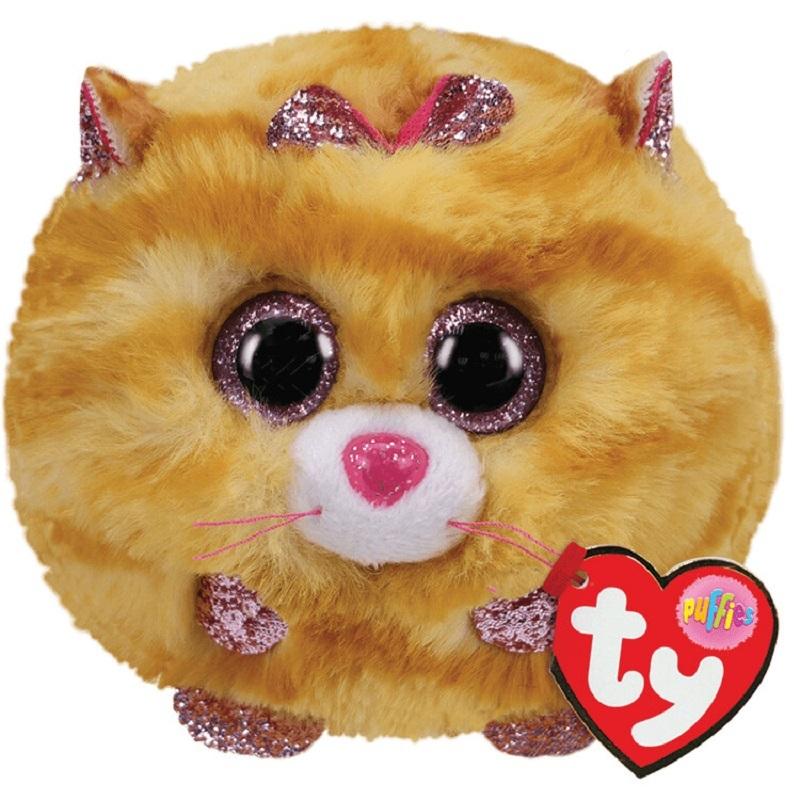 Ty Puffies タビサ ぬいぐるみ ネコ リボン お誕生日 12月17日 マッシブスター 通販 Yahoo ショッピング