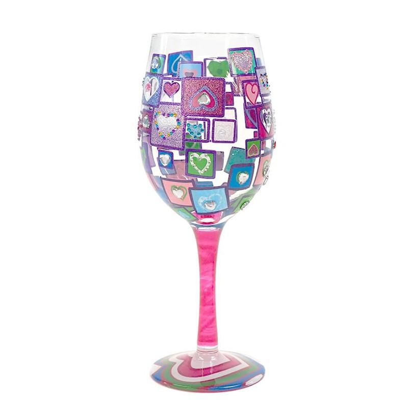 Lolita ロリータ ワイングラス Wine Glass Squared Up For Love 愛のために立ち向かう マッシブスター 通販 Yahoo ショッピング