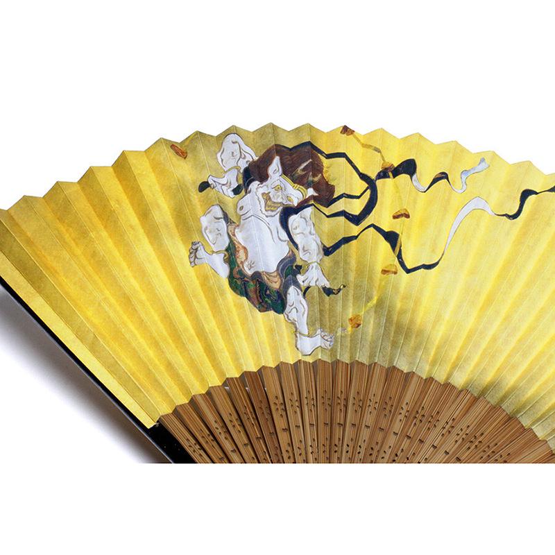 両面貼り 琳派扇子 75型35間 風神雷神（ピロー式ケース）（ファッション雑貨・和雑貨・和土産） |  | 03