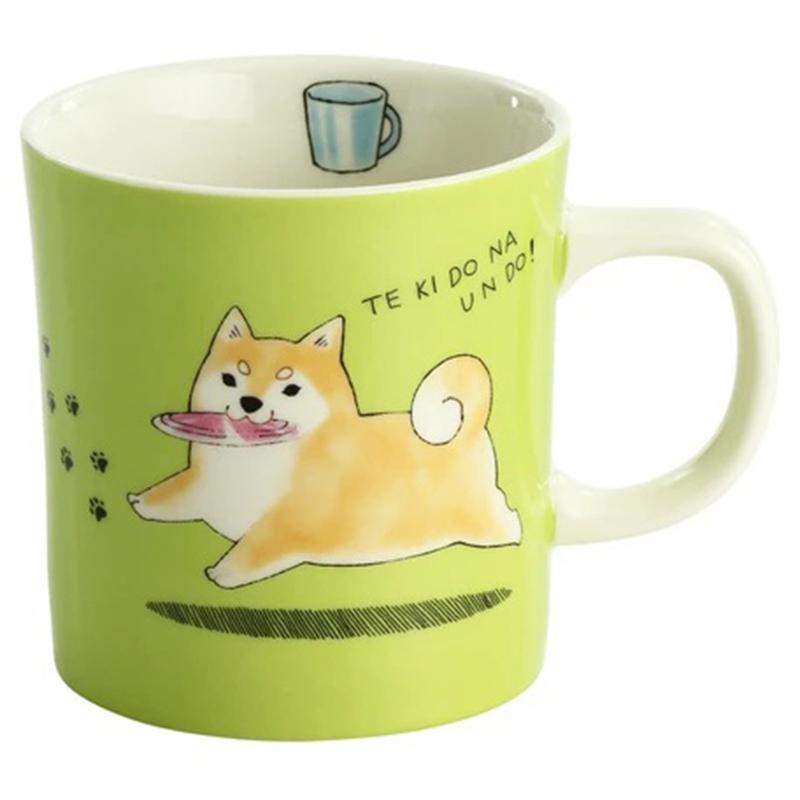 マグカップ かわいい 犬グッズ 雑貨 プレゼント 犬好き 犬柄 おしゃれ 食器 カフェ Caf 茶柴部長 お仕事 単品 新着セール