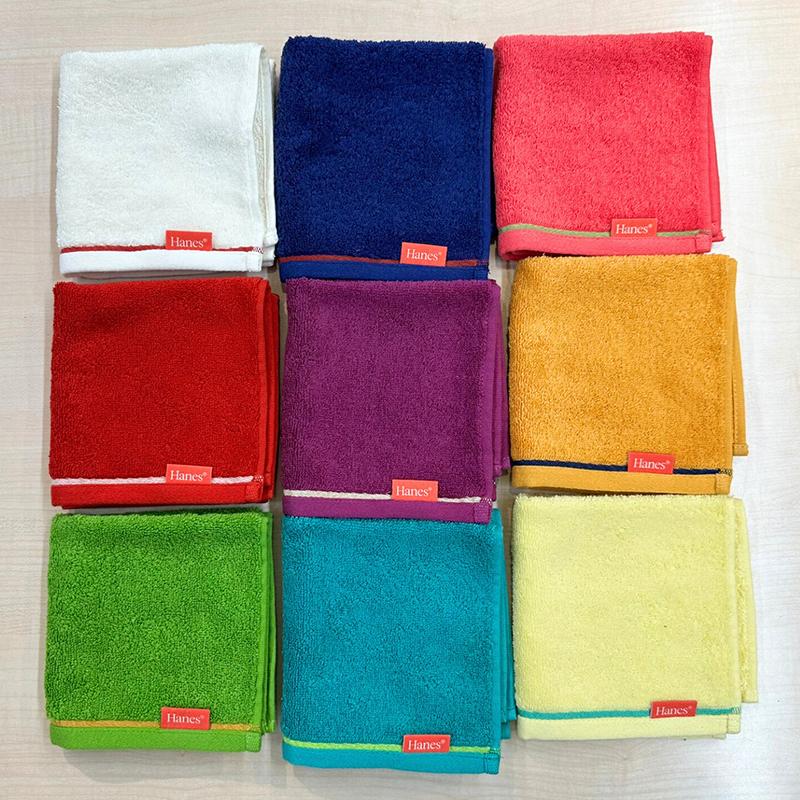 Hanes（ヘインズ） キューブボックス入りタオルハンカチ【日本製