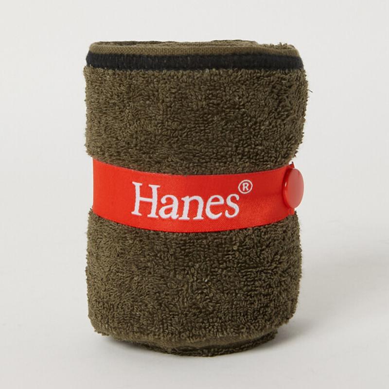 Hanes（ヘインズ） 珪藻土構造糸フェイスタオル（オリジナルメッシュ袋