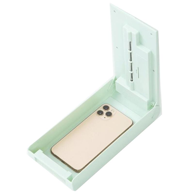 テックキャンディ ポータブル UVサニタイザー ボックス型 消毒 殺菌 USB電源 ミントグリーン |  | 01