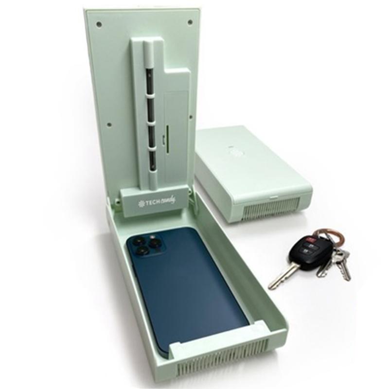 テックキャンディ ポータブル UVサニタイザー ボックス型 消毒 殺菌 USB電源 ミントグリーン |  | 05