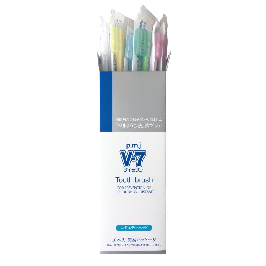 ピー・エム・ジェー 【公式】簡易包装版V7歯ブラシ まとめ買い4箱（40