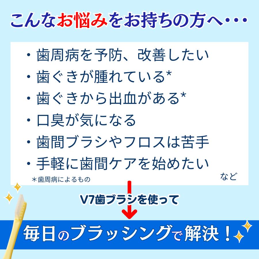 【公式】Ｖ7（ブイセブン）ミニヘッド 「つまようじ法」歯ブラシ　1本 | ピー・エム・ジェー | 02
