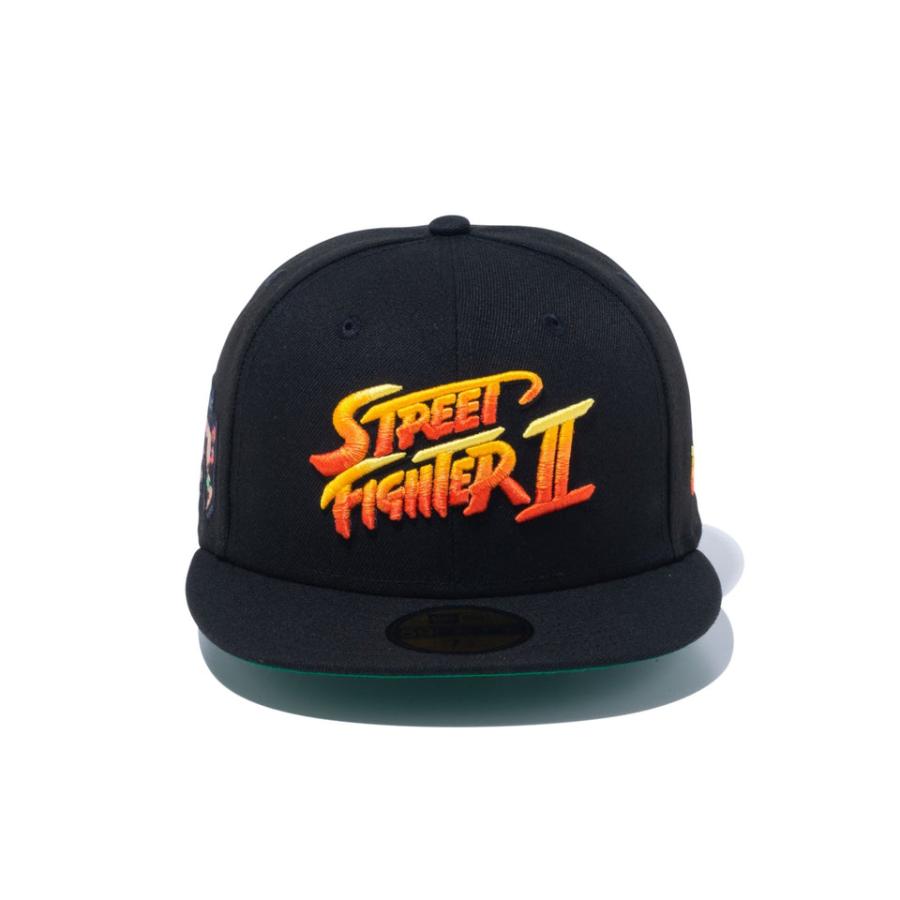 ニューエラ キャップ 59FIFTY STREET FIGHTER II ストリートファイターII タイトルロゴ ブラック NEW ERA 14125311｜pmsports｜04