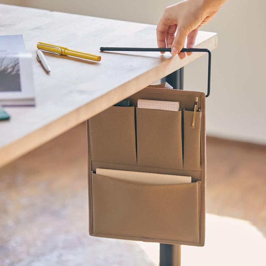 キングジム 収納 ハングオーガナイザー バックインバック タテ 黒 HOZ100クロ リュックに最適 | KING JIM | 01