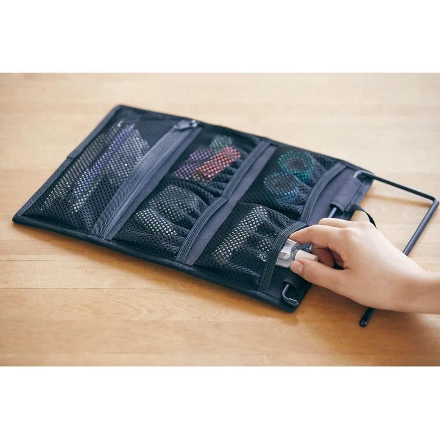 キングジム 収納 ハングオーガナイザー バックインバック タテ 黒 HOZ100クロ リュックに最適 | KING JIM | 04