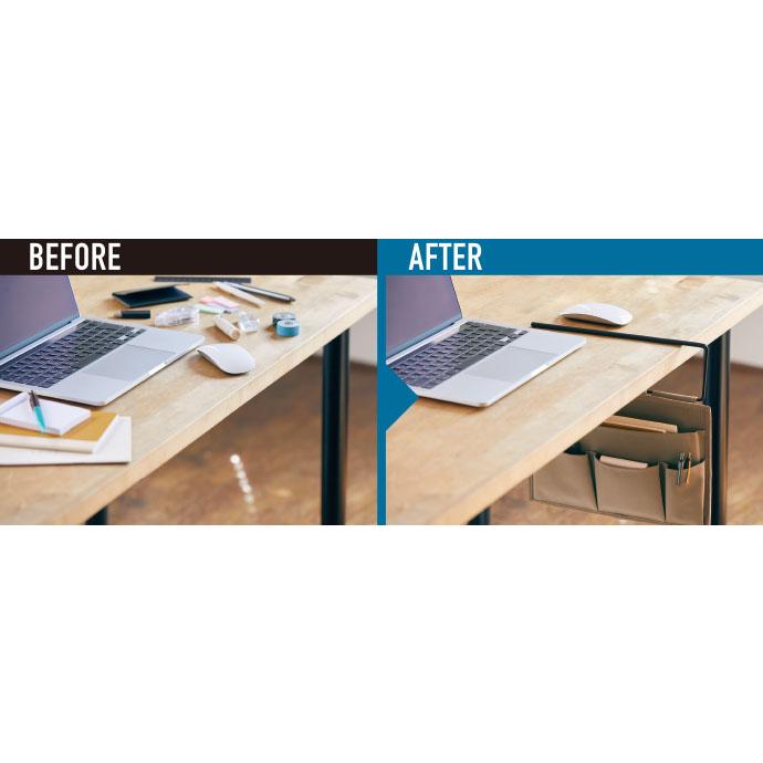 キングジム 収納 ハングオーガナイザー バックインバック タテ 黒 HOZ100クロ リュックに最適 | KING JIM | 05