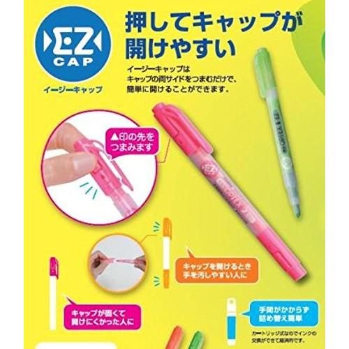 送料無料一部地域除くゼブラ 蛍光ペン 蛍光オプテックス2 EZ WKT1110C 10色セット送料無料｜poc｜04