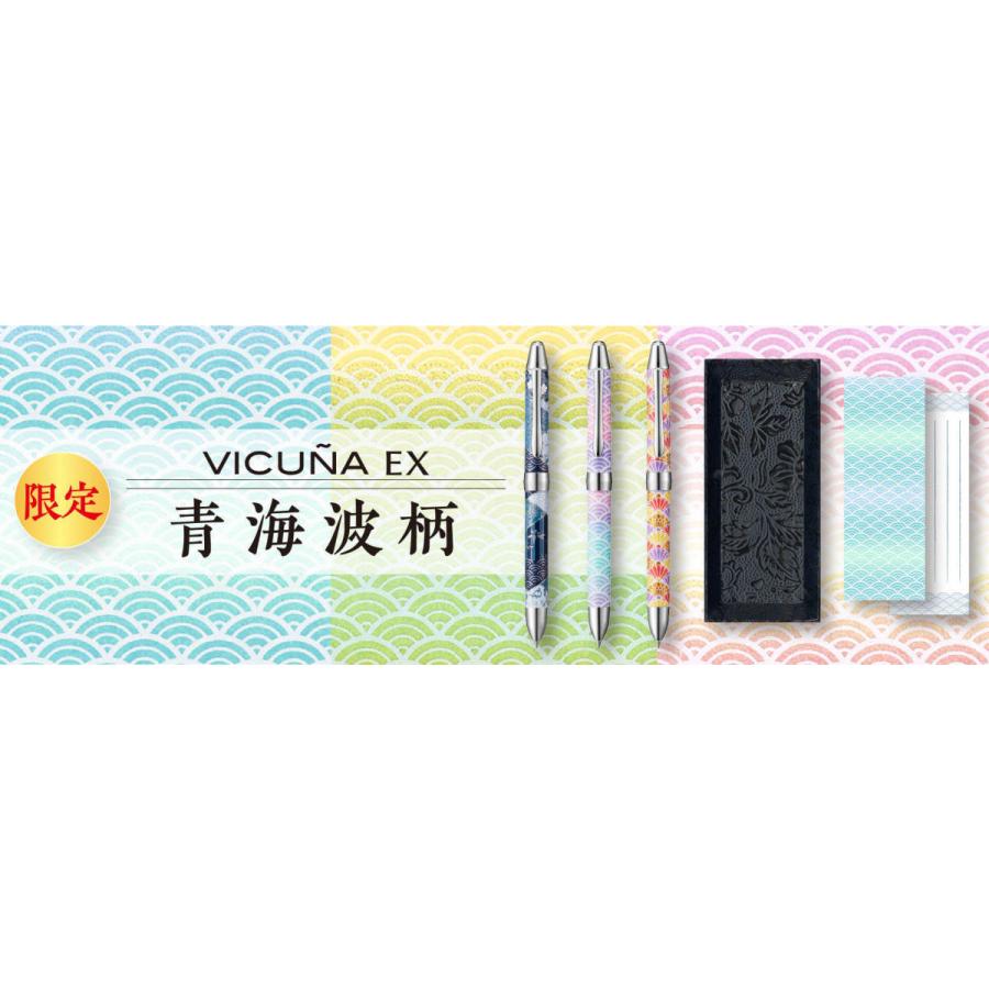 ぺんてる（Pentel） 限定ビクーニャEX 青海波柄 BXW1375SGST 青海波柄