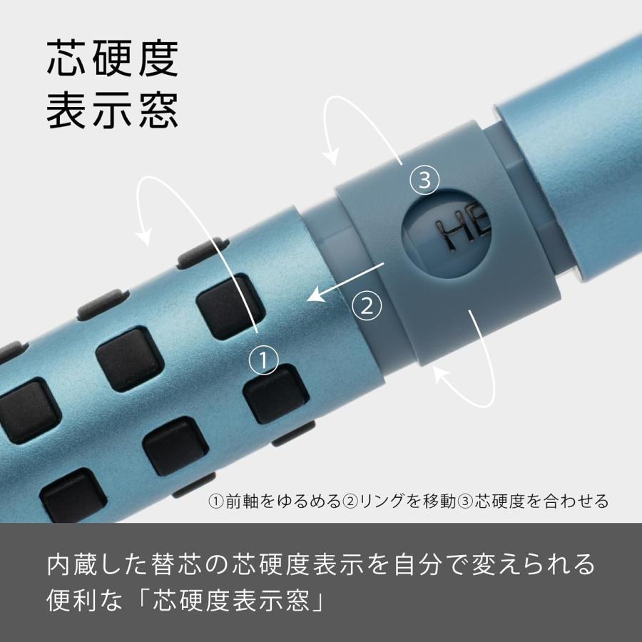 ぺんてる シャーペン スマッシュ 限定 0.5mm ダイヤモンドメタリックカラーズ ブルーダイヤモンド軸 Q1005-LDM1 | ぺんてる | 05