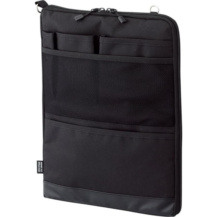 リヒトラブ バッグインバッグ A4 タテ ブラック A7683/24 送料無料 一部地域除く 01305600 プレミアム オフィス