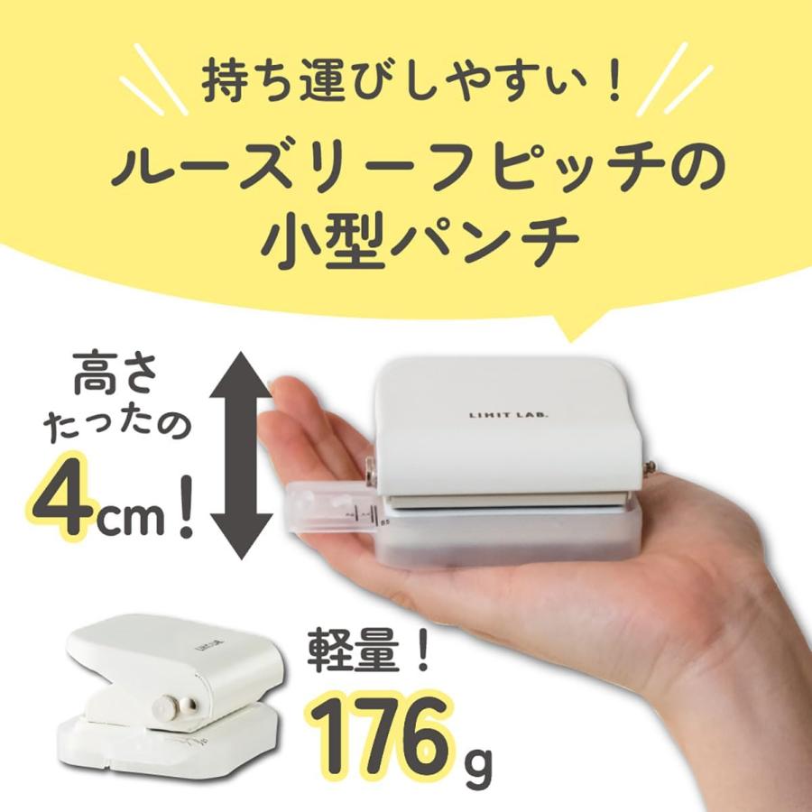 LIHIT LAB.（リヒトラブ） ルーズリーフパンチ P1050 ゲージパンチ