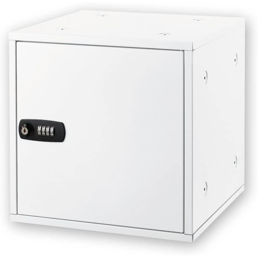 アスカ ロッカー 組立式収納ボックス スチール製 ダイヤル錠