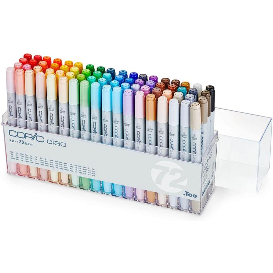 コピック（COPIC） Too チャオ スタート 72色セット 多色 イラスト