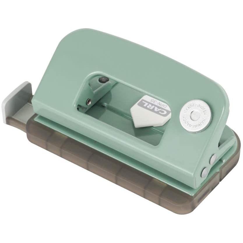 カール事務器 デコレパンチ 2穴 10枚ライトグリーン DPN-35-U | CARL | 01