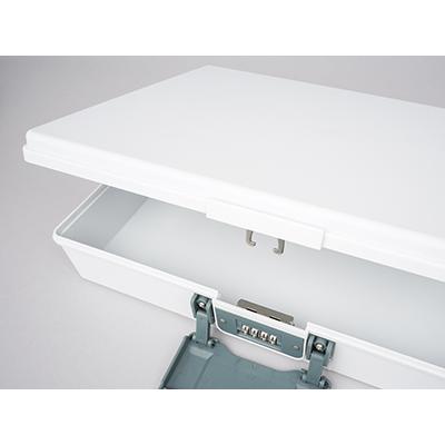 カール事務器 保管ボックス HBP-200 ホワイト 書類保管 金庫 通帳 契約書 角2封筒 送料無料 一部地域除く |  | 08