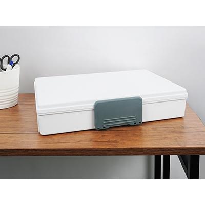 カール事務器 保管ボックス HBP-200 ホワイト 書類保管 金庫 通帳 契約書 角2封筒 送料無料 一部地域除く |  | 09